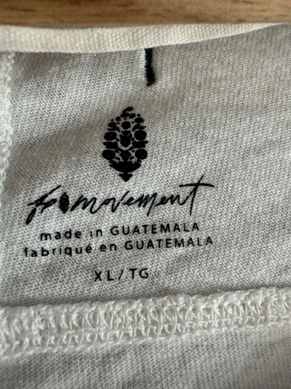 FP Movement Womens XL Oversized White Tee Casual Lounge Athleisure